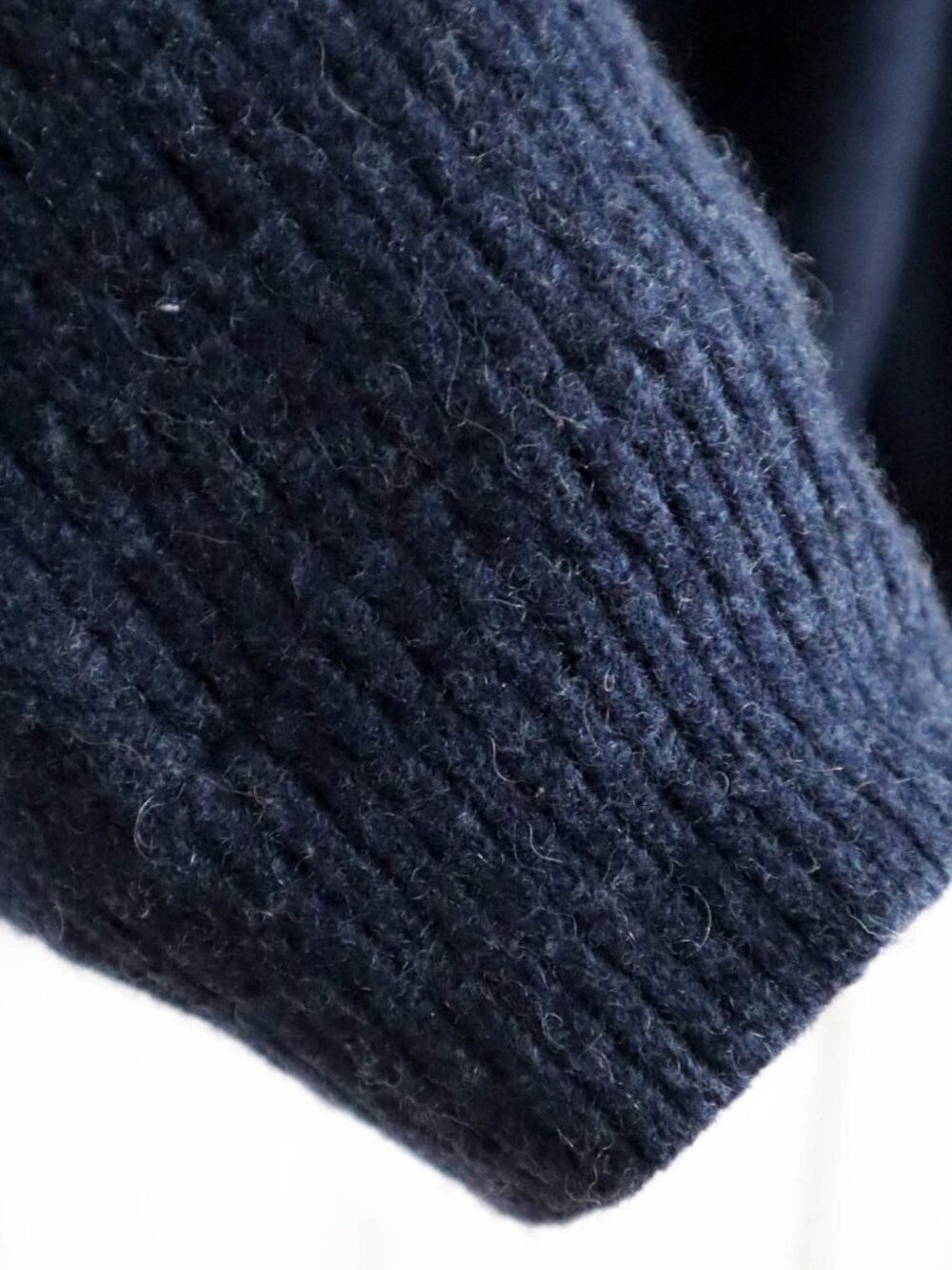 LL Bean Windstopper Waterfowl Quarterzip Sweater Goretex Lined Merino Wool Sz XL - Picture 5 of 11